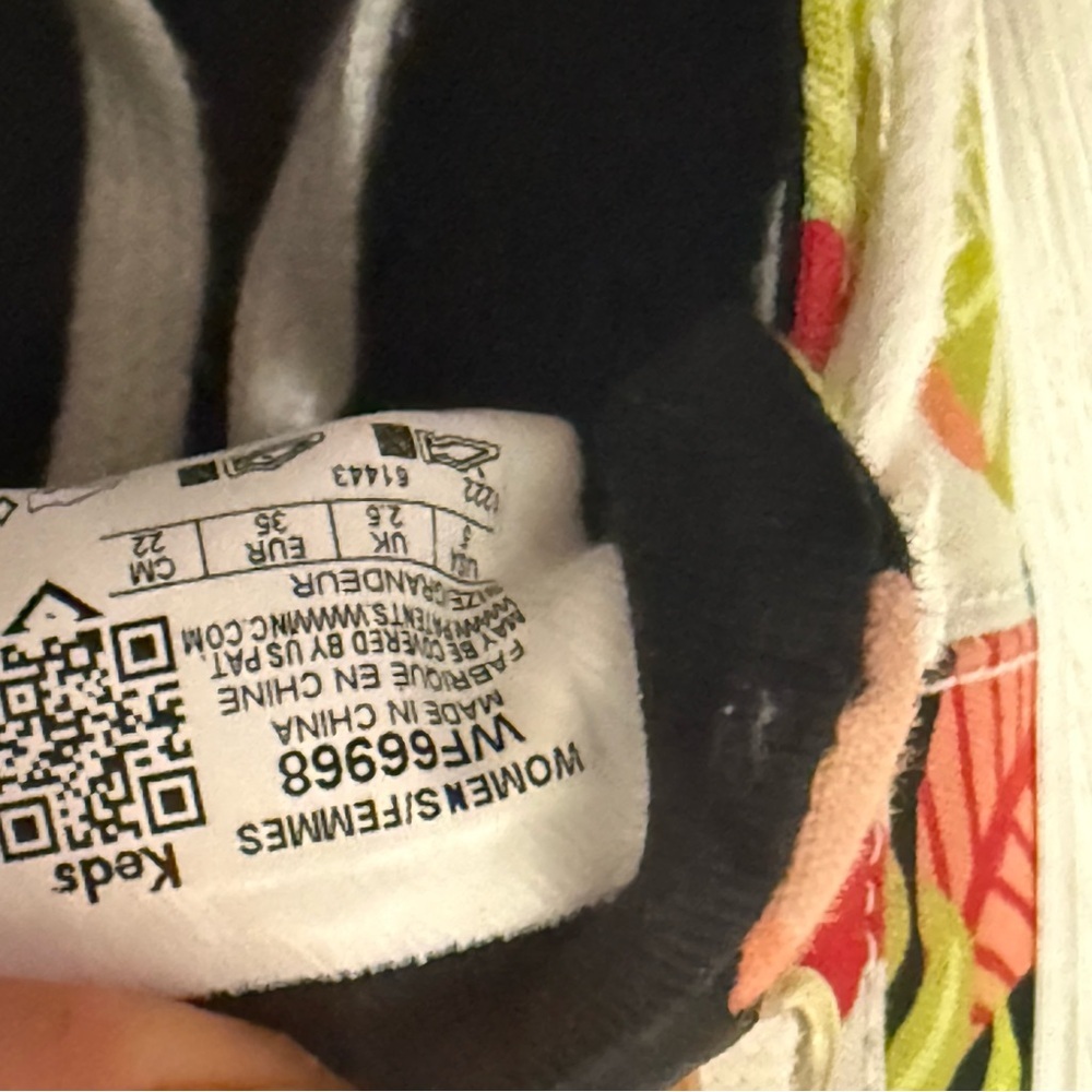 Keds Kids Tropical Like New Colorful Floral Sneakers Size 4 — image 5 of 8
